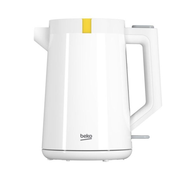 Beko Electric Kettle, 1.7 Liter, 2200 Watt, White, WKM 4215 W