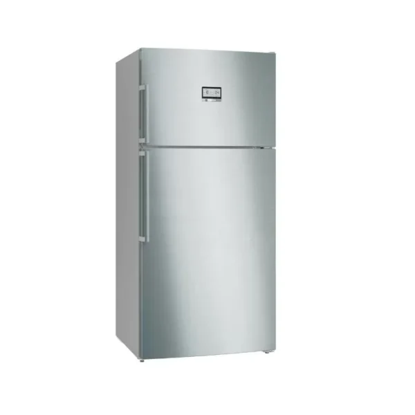 Bosch Series 6, free-standing fridge-freezer with freezer at top, 186 x 86 cm, inox-easy clean KDN86AI3E9