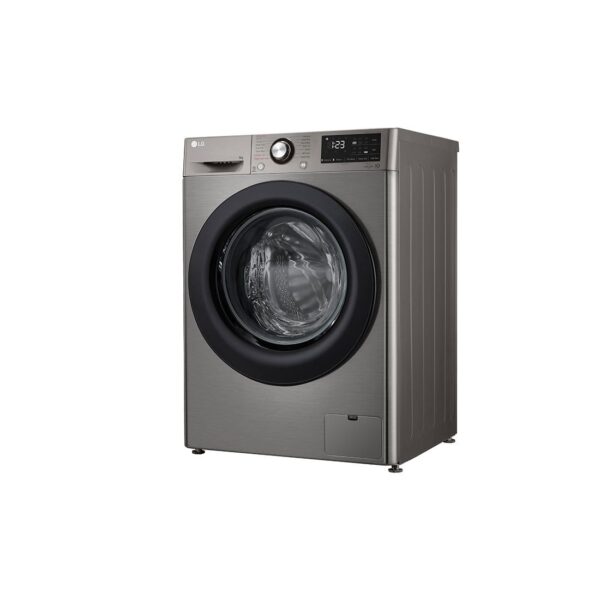 LG Vivace Washing Machine 9KG, with AI DD technology, Stone Silver-‎F4R3VYG6P